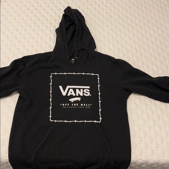 Vans Black Off The Wall hoodie - Picture 1 of 4